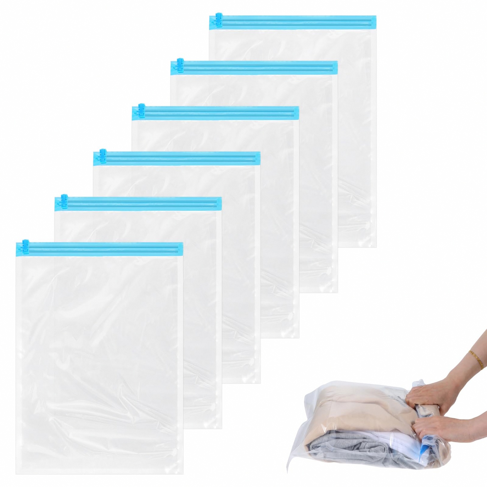 携帯ポンプ付き真空パック3枚セット